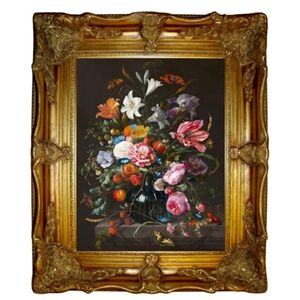 Floral Art Print with Vibrant Colors